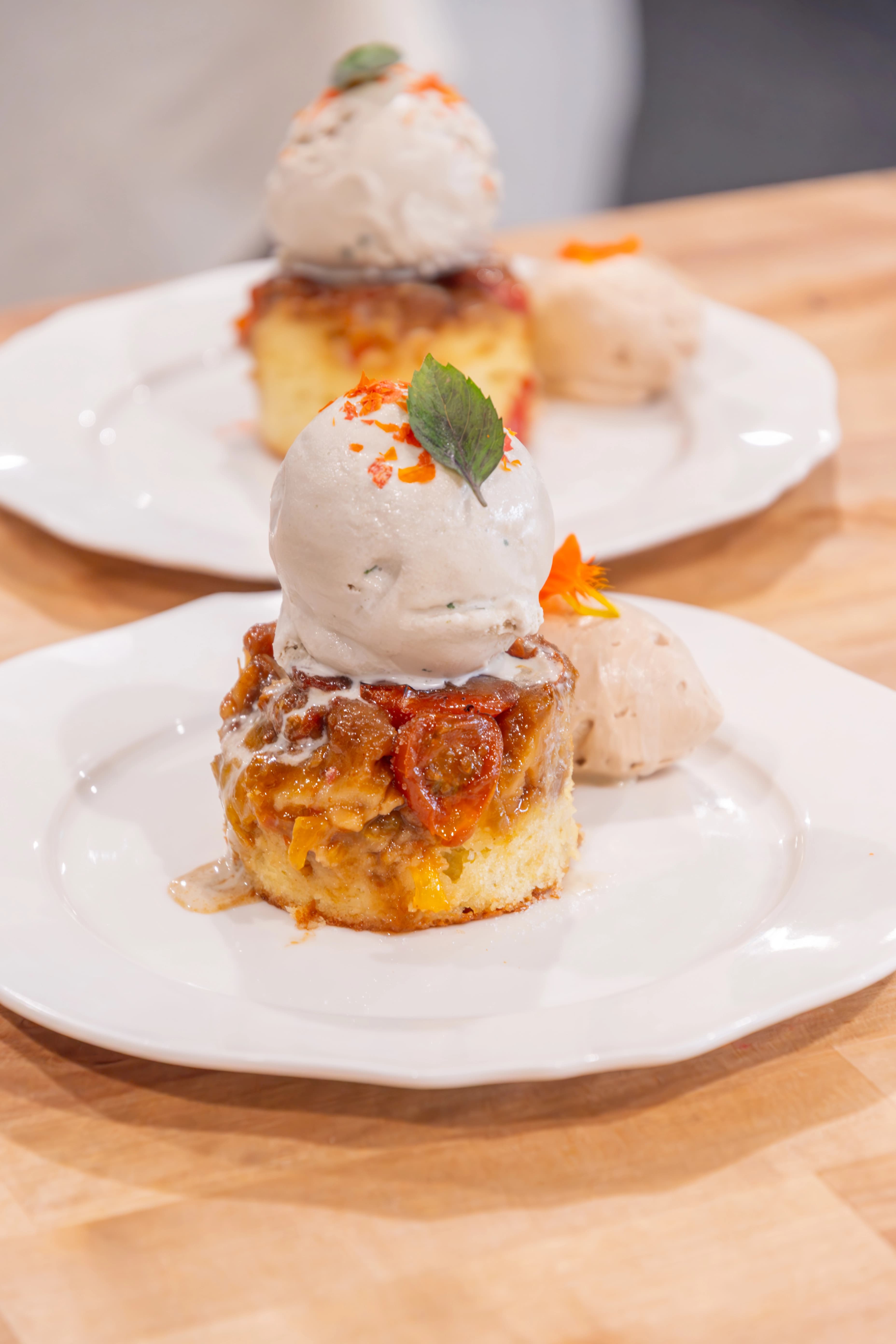 Dessert from a private chef dining experience in Newport Rhode Island